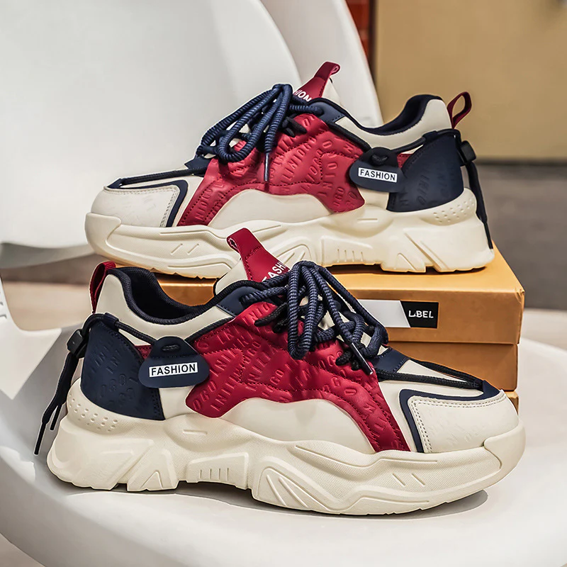 Damen Sportliche Chunky Sneakers im modernen Design mit dämpfender Laufsohle R&B - Image 4