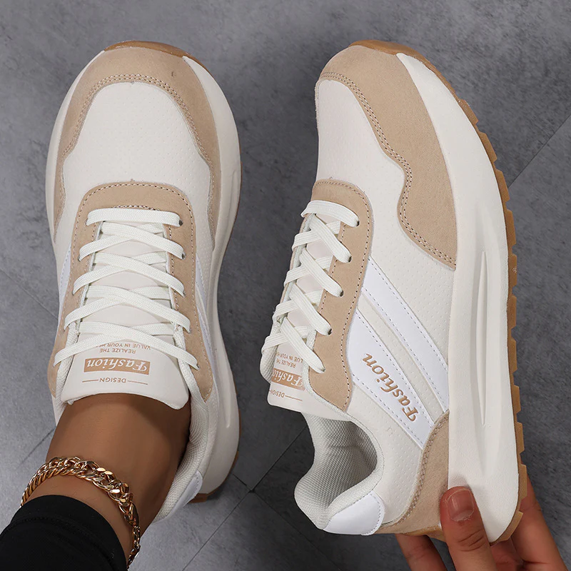 Damen Sportliche Freizeit-Sneaker mit atmungsaktivem Obermaterial und komfortabler Dämpfung R&B - Image 6