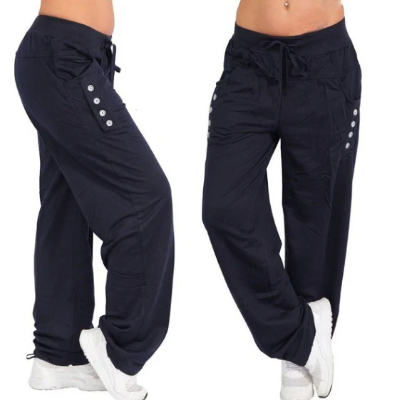 Damen Sportliche Freizeithose mit praktischen Taschen und verstellbarem Bund R&B - Image 5