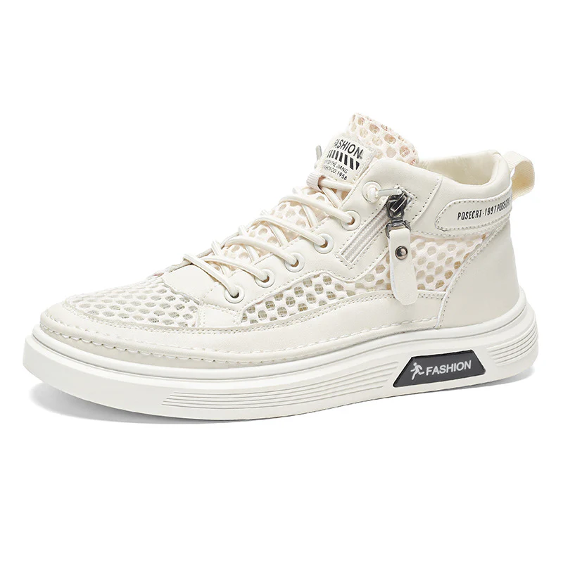 Damen Sportliche High-Top Sneakers mit atmungsaktivem Mesh-Design R&B - Image 5