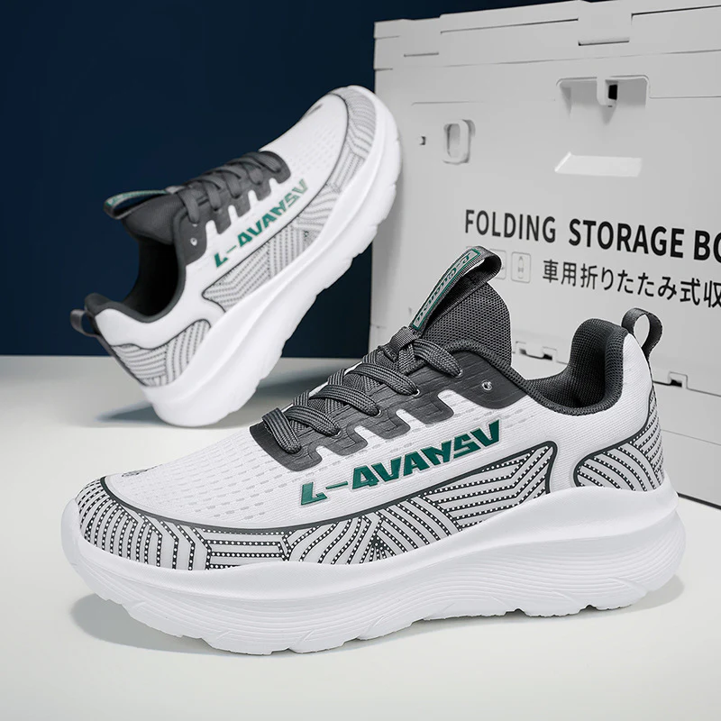 Damen Sportliche Lauf-Sneaker mit atmungsaktiver Mesh-Oberfläche und gepolsterter Sohle R&B - Image 8