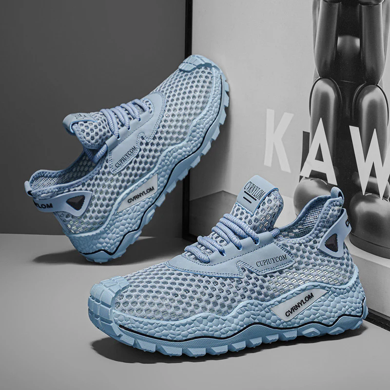 Damen sportliche Laufschuhe mit atmungsaktiver Mesh-Konstruktion und rutschfester Sohle R&B - Image 4