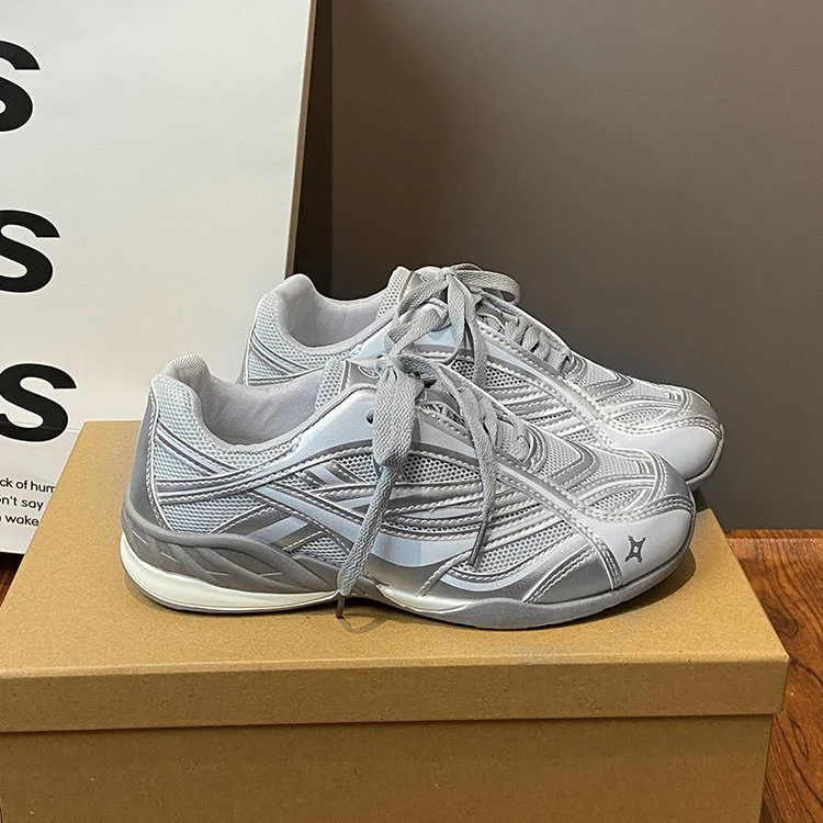 Damen sportliche Laufschuhe mit atmungsaktiver Mesh-Konstruktion und rutschfester Sohle R&B - Image 7