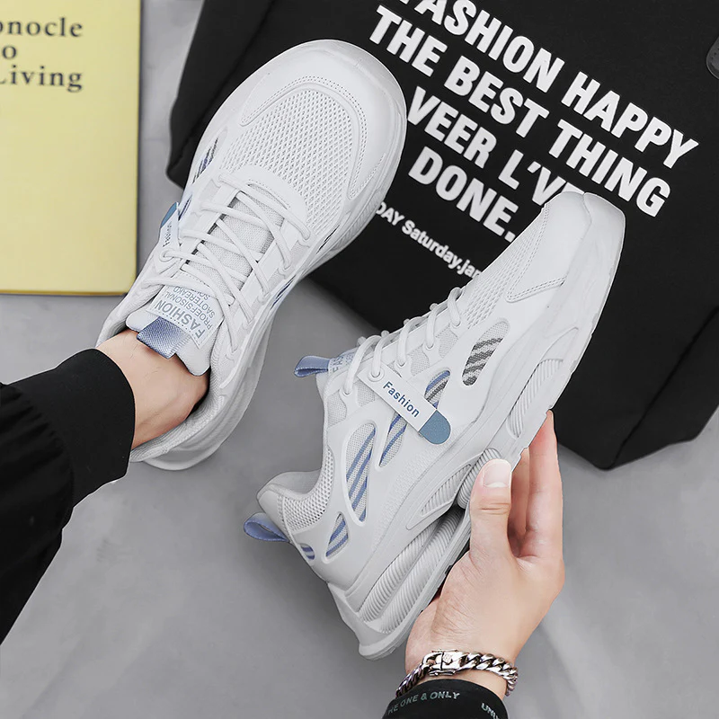Damen Sportliche Leichtgewicht Sneakers mit atmungsaktivem Mesh-Obermaterial und dämpfender Sohle R&B - Image 4