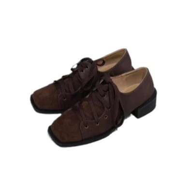 Damen sportliche Schnürschuhe aus Veloursleder mit rutschfester Sohle R&B - Image 5
