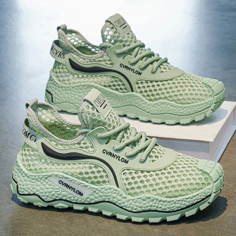 Damen Sportliche Sneakers mit Mesh-Obermaterial und stoßdämpfender Sohle R&B - Image 8