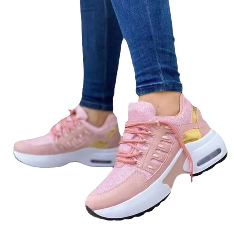 Damen sportliche Sneaker mit modischen Akzenten und dämpfendem Sohlenprofil R&B - Image 5