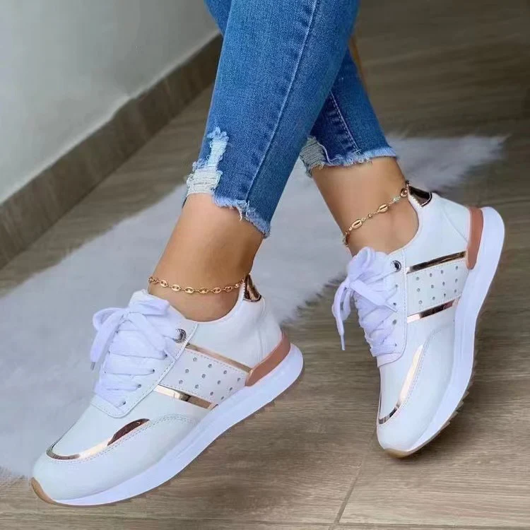 Damen Sportliche Sneaker mit modischen Details und atmungsaktiver Obermaterialstruktur R&B - Image 14