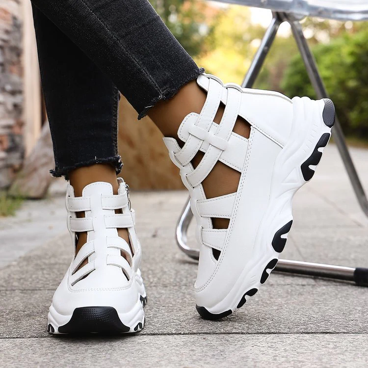 Damen Sportliche Sneakers im modernen Schnitt mit atmungsaktiver Oberflächenstruktur und rutschfester Sohle Heidi-Mode - Image 6