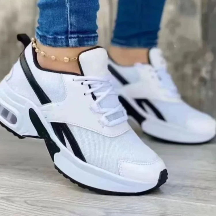 Damen Sportliche Sneakers mit atmungsaktiver Mesh-Oberfläche und gepolsterter Laufsohle R&B - Image 3