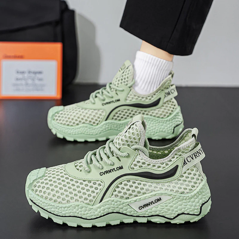 Damen Sportliche Sneakers mit atmungsaktiver Netzkonstruktion und dämpfender Sohle R&B - Image 2