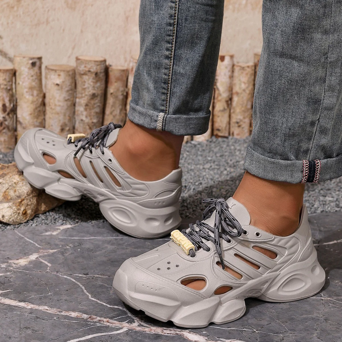 Damen Sportliche Sneakers mit innovativem Belüftungssystem Heidi-Mode - Image 5