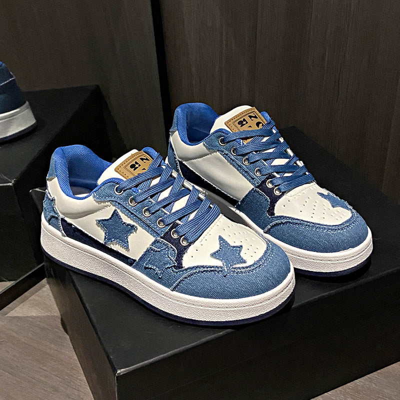 Damen Sportliche Sneakers mit modischen Sternen-Applikationen R&B - Image 7