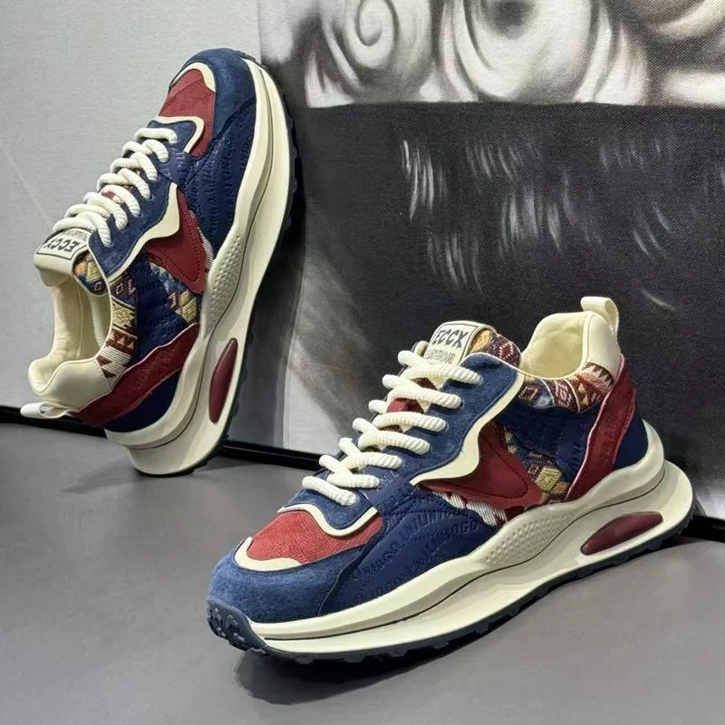 Damen sportliche Sneakers mit modischen Textil- und Gummielementen R&B - Image 4