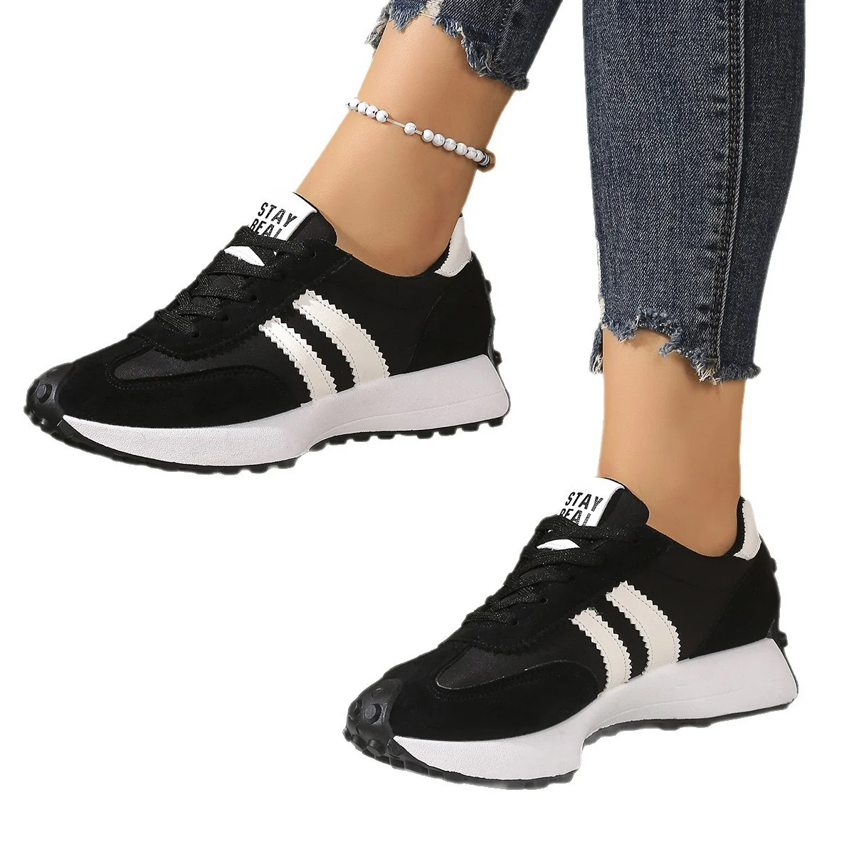 Damen Sportliche Sneakers mit rutschfester Sohle und atmungsaktivem Obermaterial R&B - Image 5