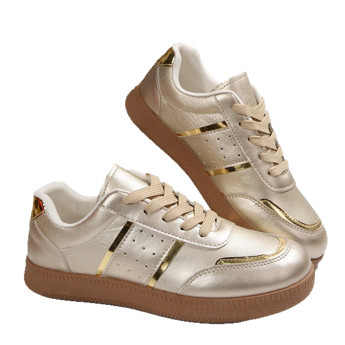 Damen Sportliche Sneakers mit schimmernden Akzenten und rutschfester Laufsohle R&B - Image 5