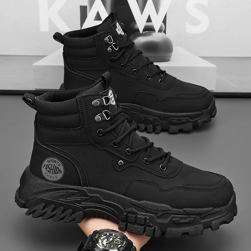 Damen sportliche Wanderschuhe mit rutschfester Profilsohle und verstärktem Knöchelschutz R&B - Image 2