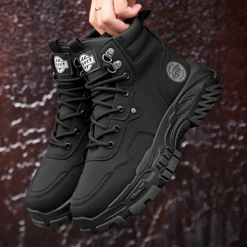 Damen sportliche Wanderschuhe mit rutschfester Profilsohle und verstärktem Knöchelschutz R&B - Image 4