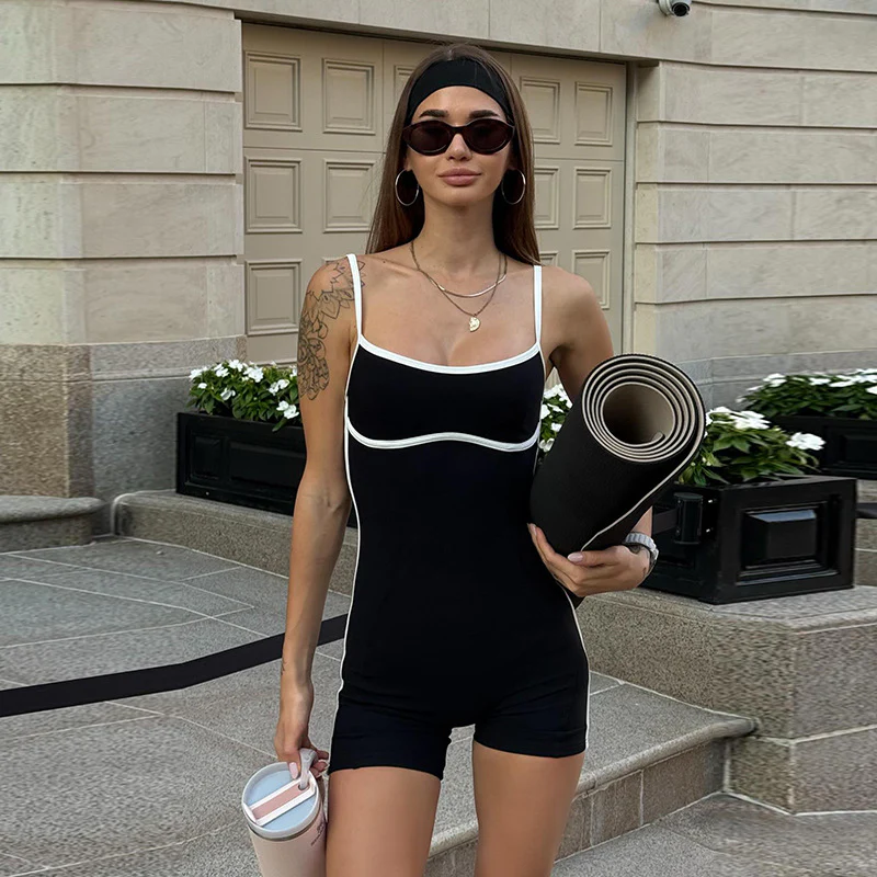 Damen Sportlicher Jumpsuit mit Racerback und komprimierenden Eigenschaften R&B - Image 3