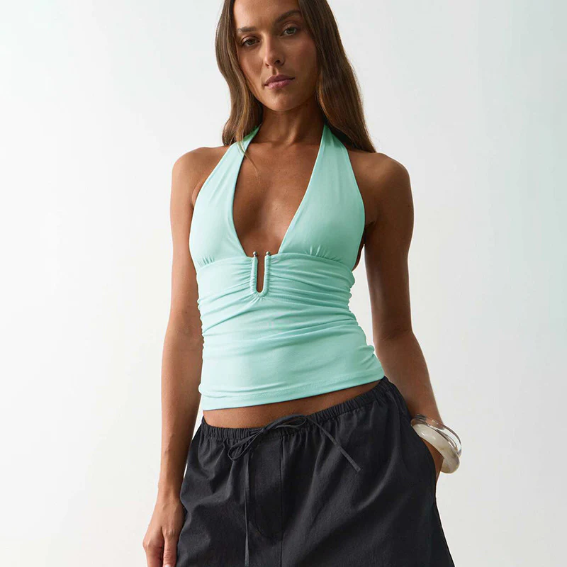 Damen Sportlicher Oberteil im Bikini-Stil mit raffinierten Auslassungen R&B - Image 3