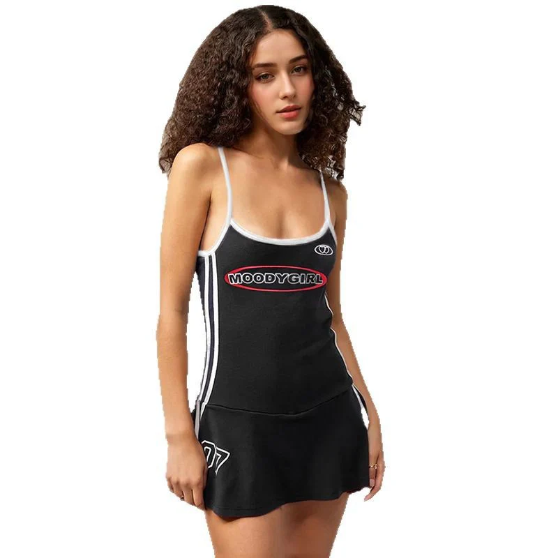 Damen Sportliches Badekleid mit Rüschen und verstellbaren Trägern R&B - Image 5
