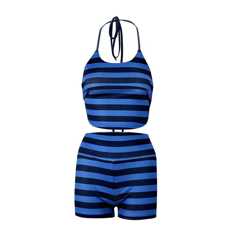 Damen Sportliches Bikini-Set mit trendigen Streifen und bequemem Schnitt R&B - Image 6