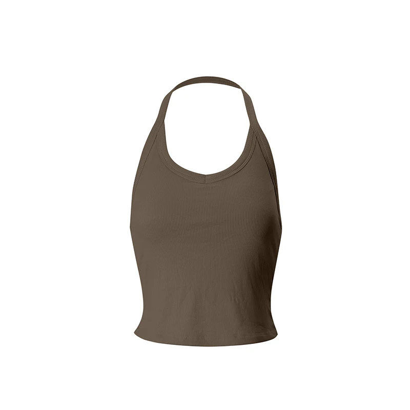 Damen Sportliches Crop-Top aus atmungsaktivem Material mit Racerback-Wettkampfdesign R&B - Image 7