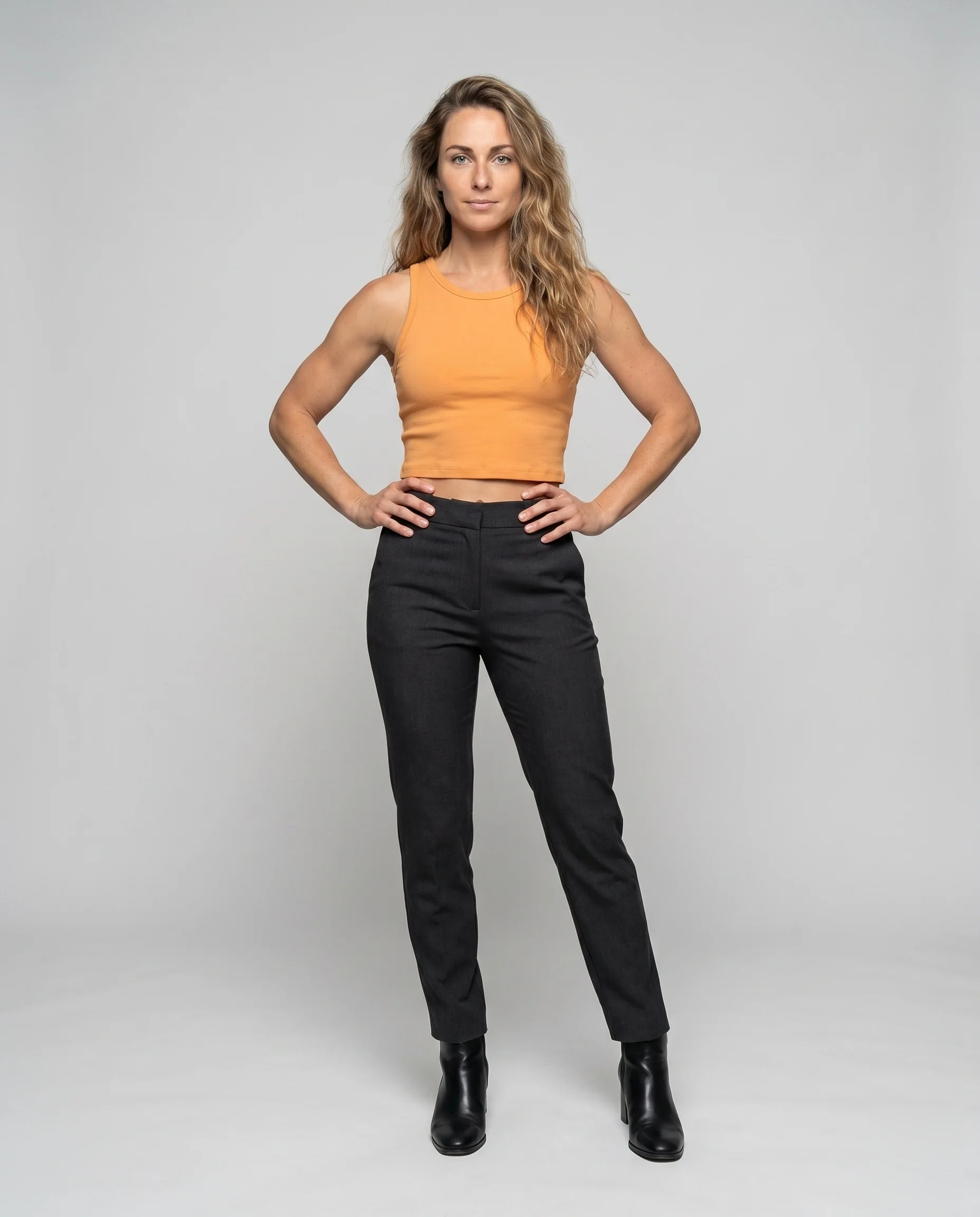 Damen sportliches Crop-Top