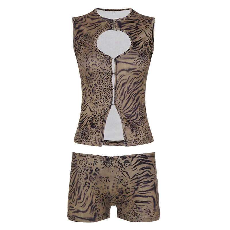 Damen Sportliches Zweiteiler-Set mit hohem Kragen und modischem Reißverschluss R&B - Image 7