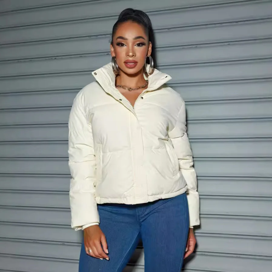 Damen Steppjacke mit hochabschließendem Kragen und figurbetontem Schnitt R&B - Image 2
