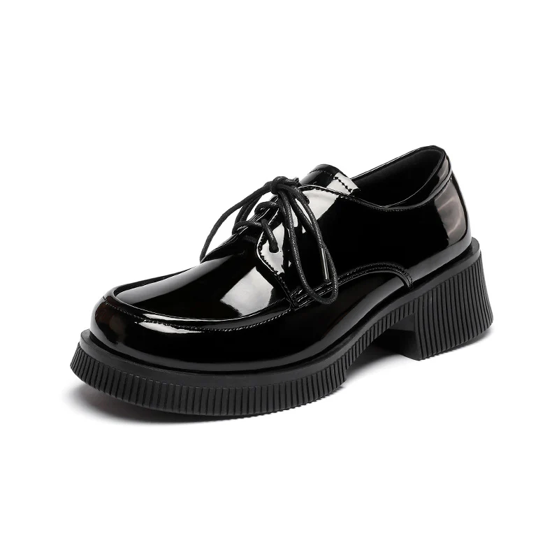 Damen Stiefeletten mit glänzender Oberfläche und trendigem Blockabsatz R&B - Image 7