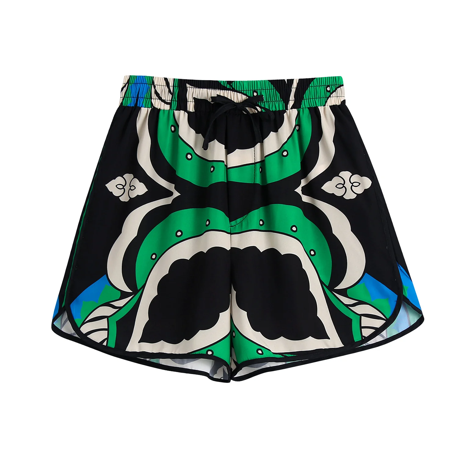 Damen stylische Shorts mit kreativem Blattmuster R&B - Image 3