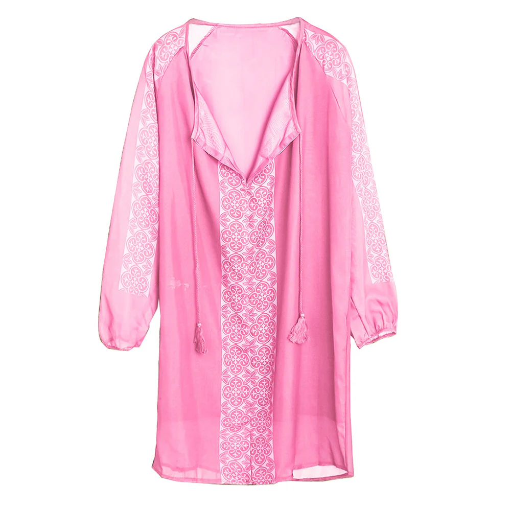 Damen Strandkleid mit exquisiter Häkelarbeit und tropischem Flair R&B - Image 5