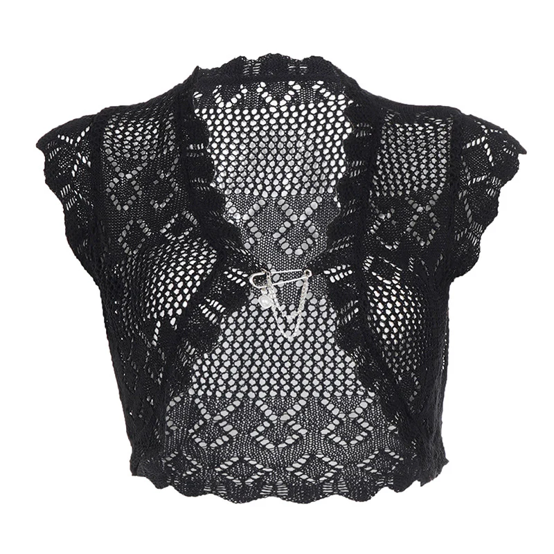 Damen Strickoberteil mit filigranem Lochdesign R&B - Image 8