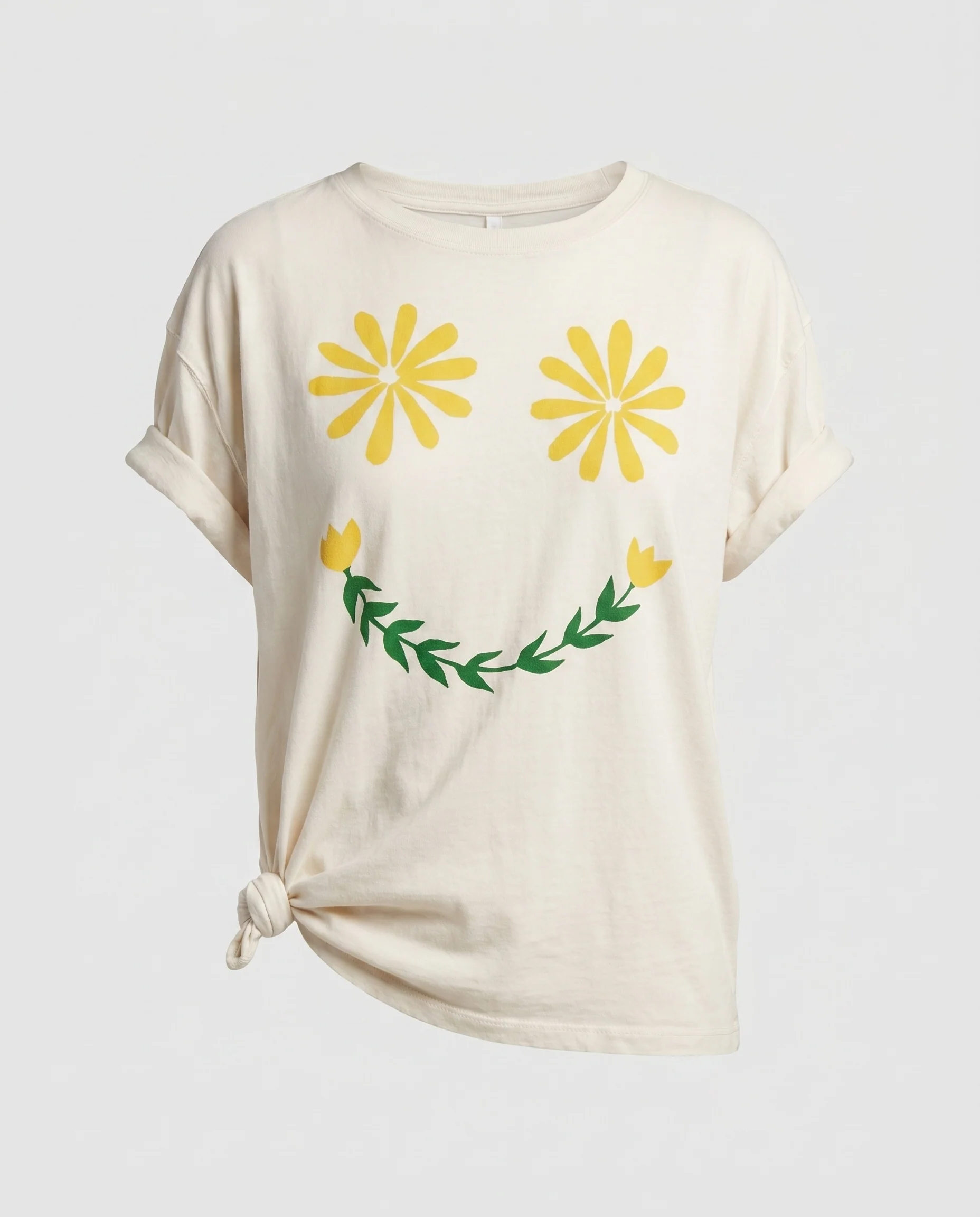 Damen T-Shirt mit floralem Druck - Image 5
