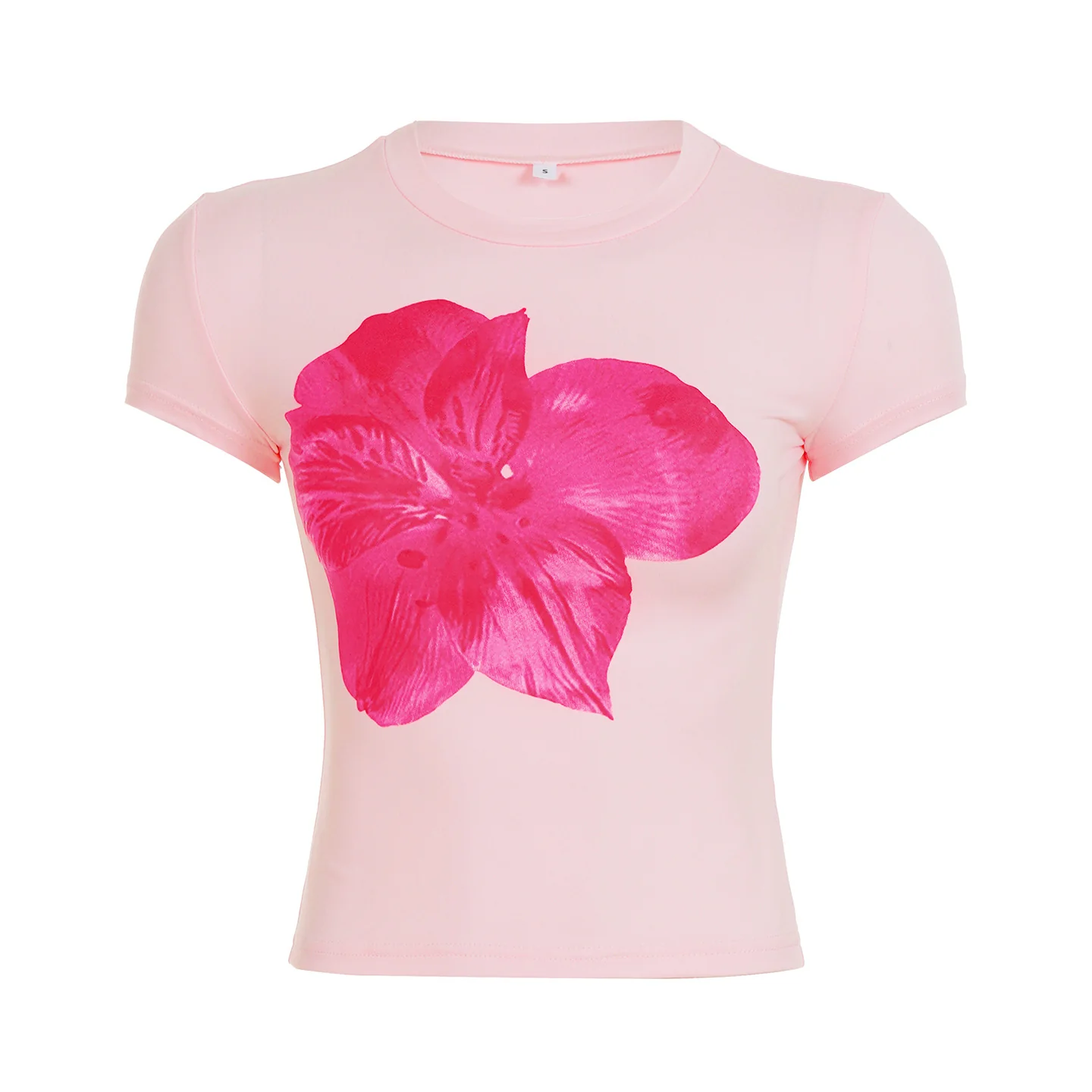 Damen T-Shirt mit floralem Druck und figurbetontem Schnitt Heidi-Mode - Image 6