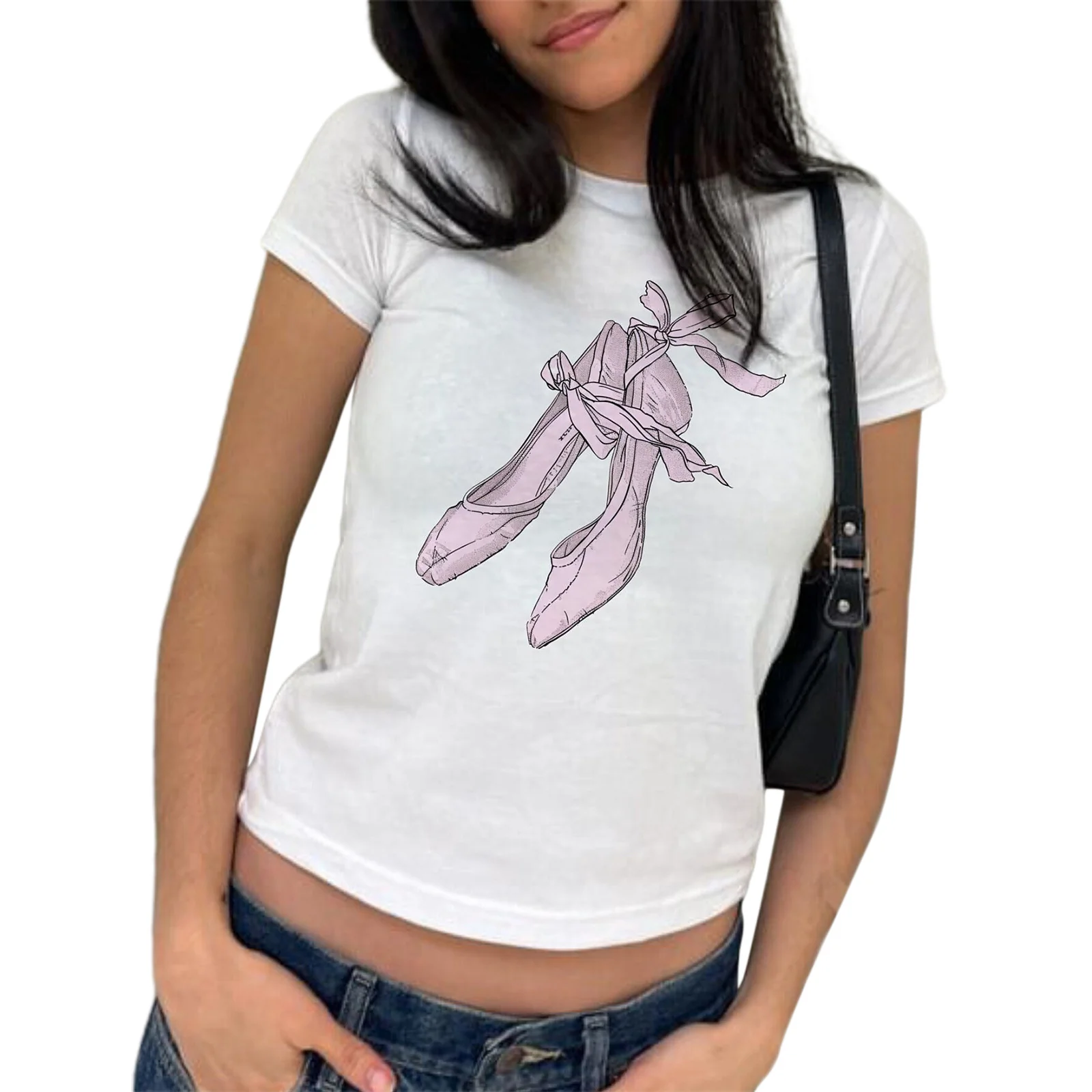 Damen T-Shirt mit verziertem Herz-Motiv R&B - Image 5