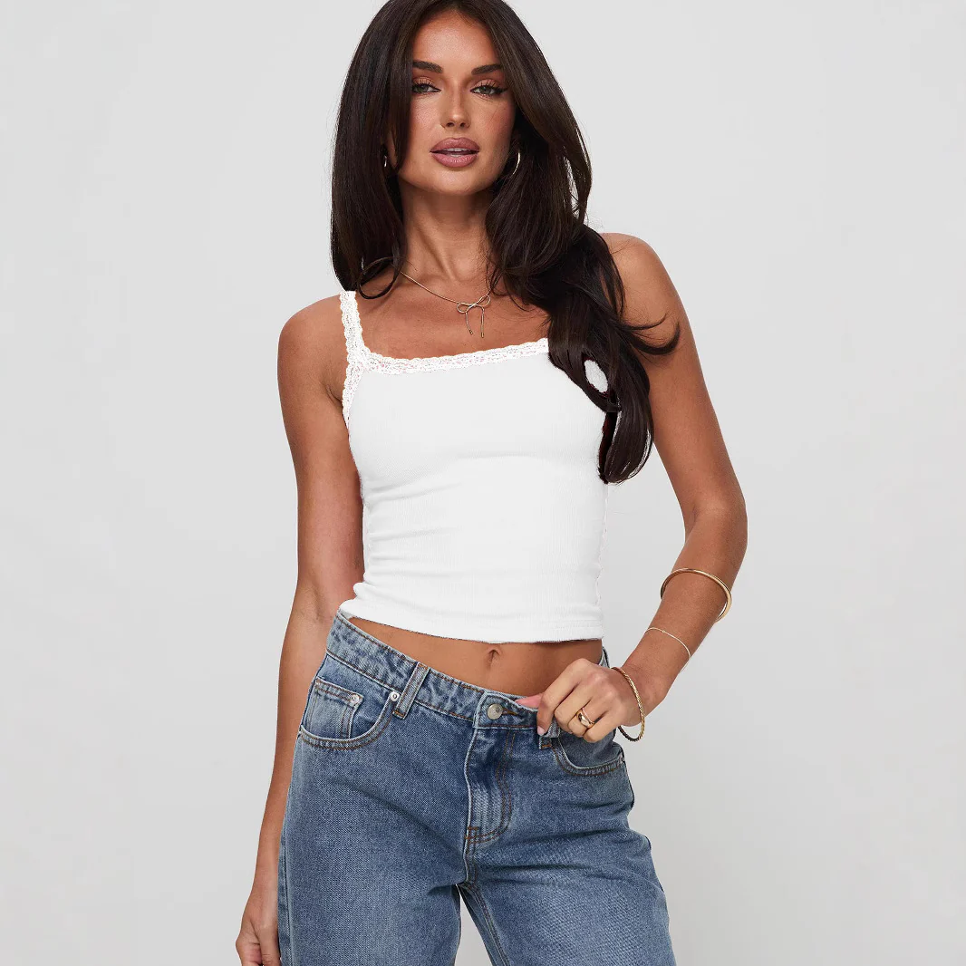 Damen Top mit Spitzenakzenten R&B - Image 3