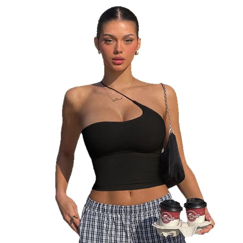 Damen Trägershirt mit asymmetrischem Schnitt und trendigem Design R&B - Image 5