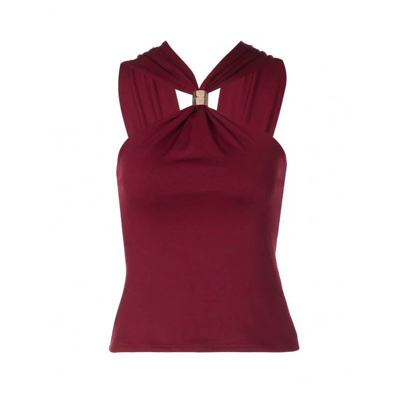 Damen Trägertop mit modischem Halter-Design und schmaler Passform R&B - Image 5
