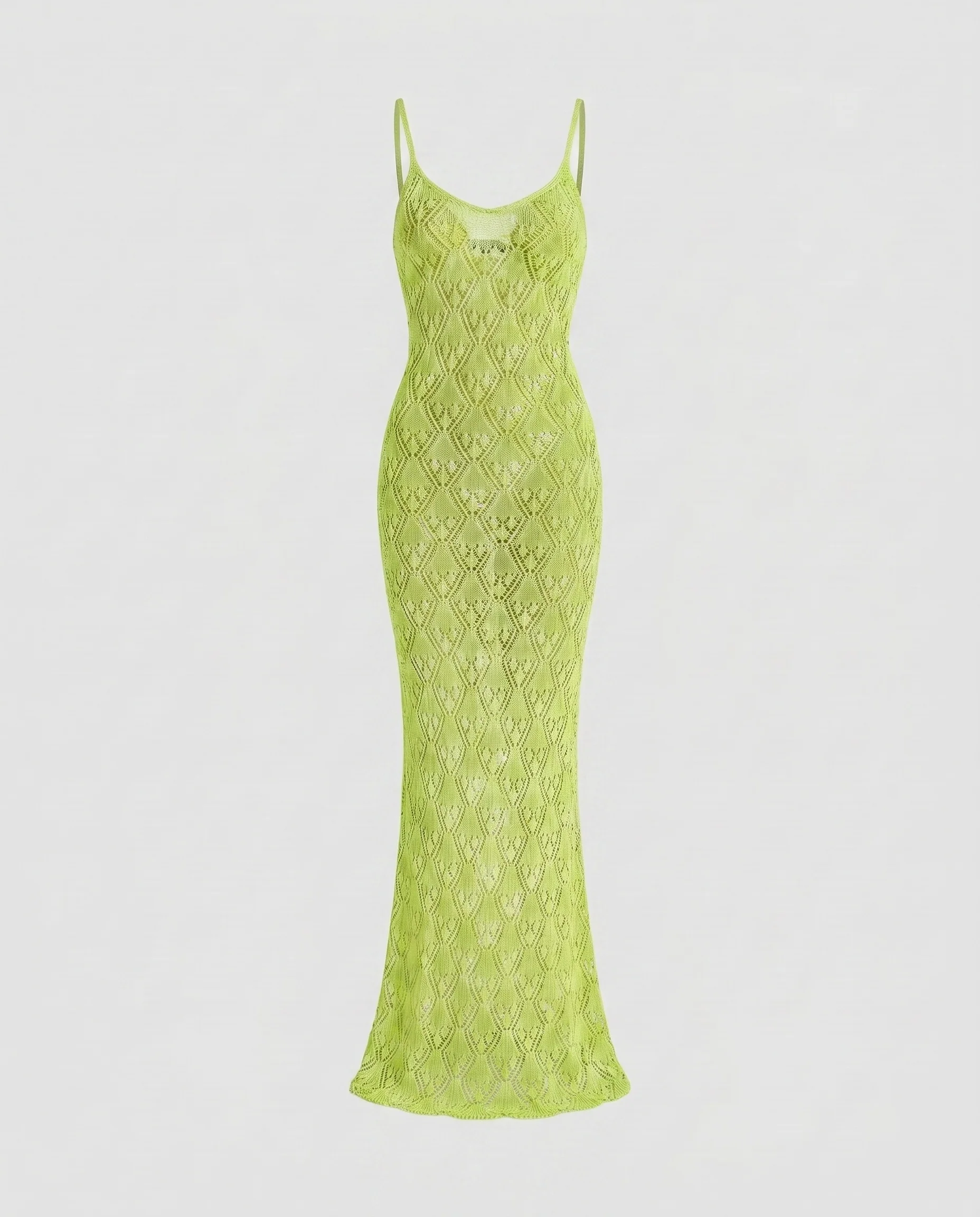 Damen transparentes Häkelkleid - Image 6