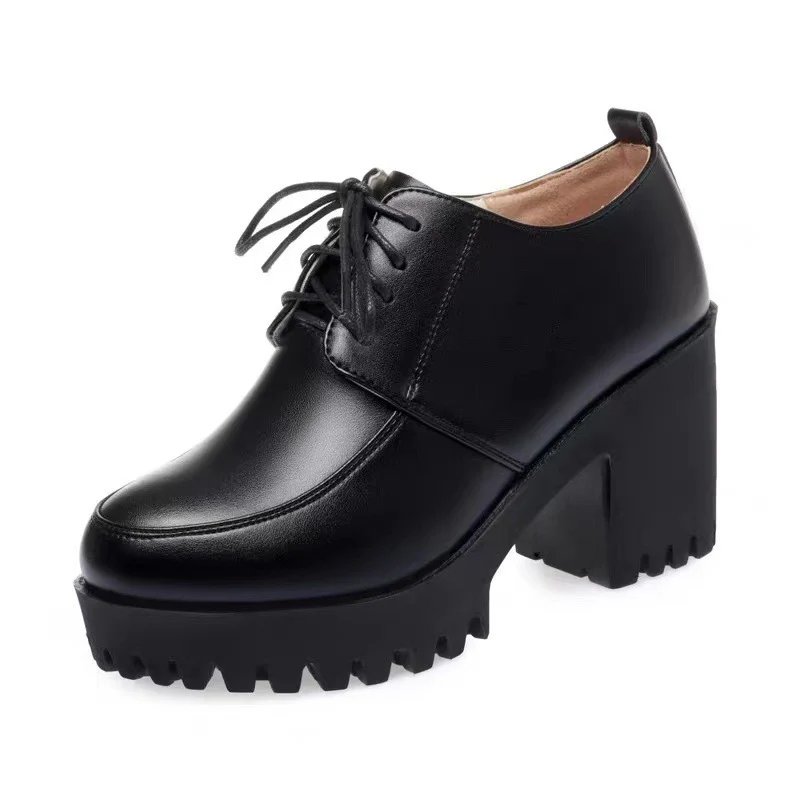 Damen Trendige Schnürstiefeletten mit robustem Blockabsatz R&B - Image 5