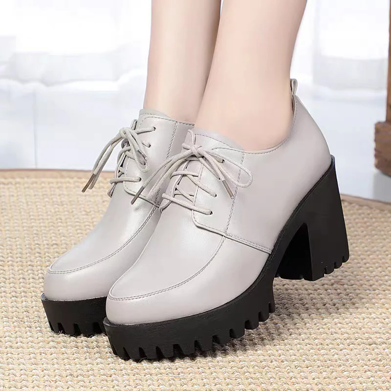 Damen Trendige Schnürstiefeletten mit robustem Blockabsatz R&B - Image 7