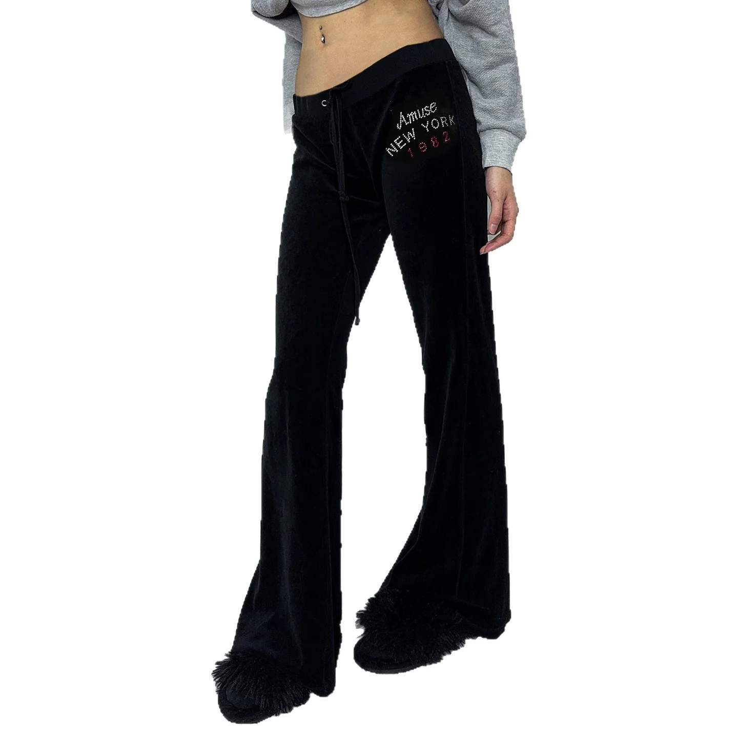 Damen Velours Schlaghose R&B - Image 5