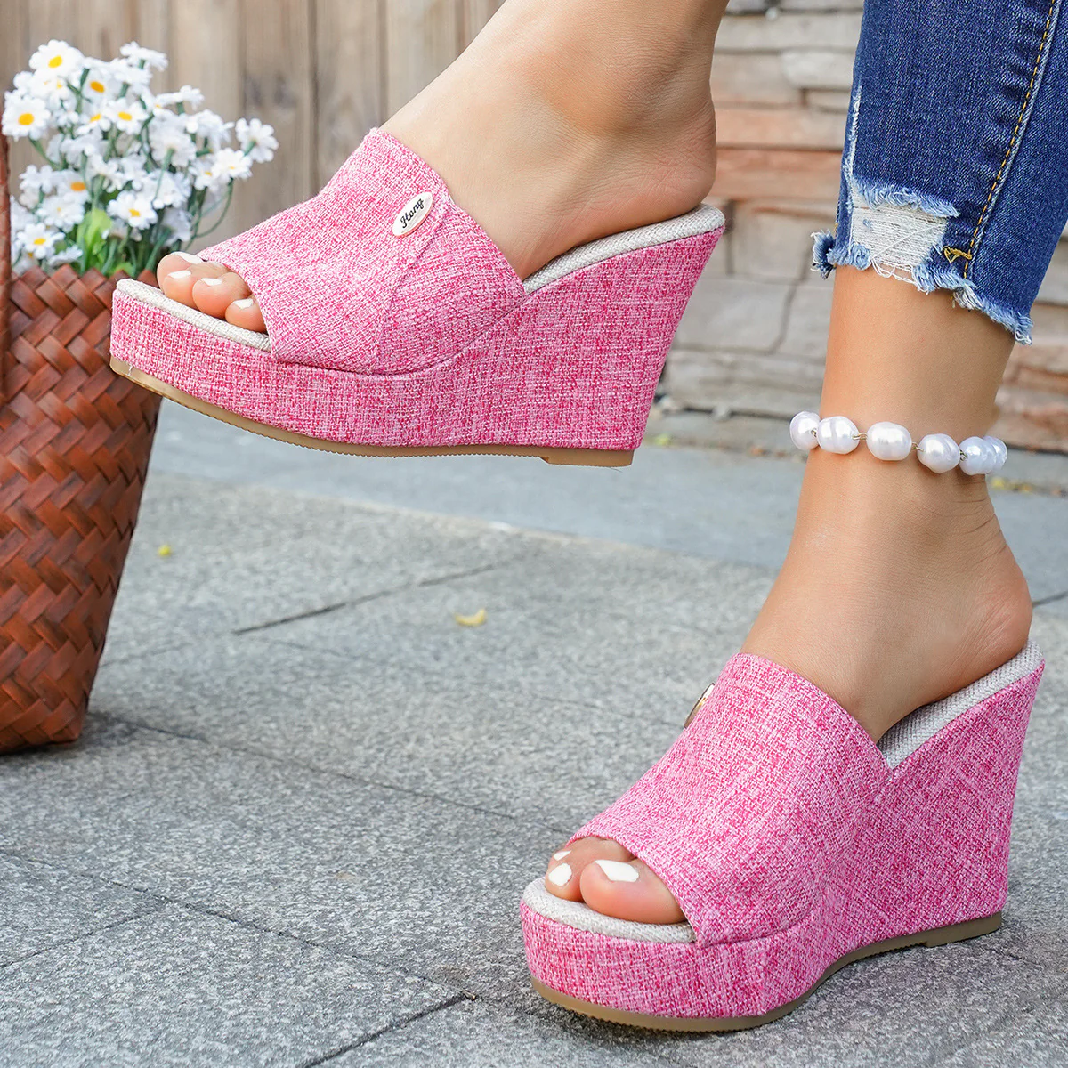 Damen Wedge-Pantolette mit modischem Schnitt und komfortabler Fußbettung R&B - Image 4