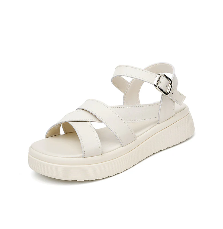 Damen Wedge-Sandaletten mit verstellbarem Fesselriemen und bequemer Sohle R&B - Image 6