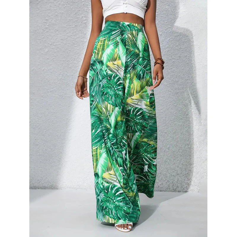 Damen Weit geschnittene Sommerhose mit floralem Muster R&B - Image 8