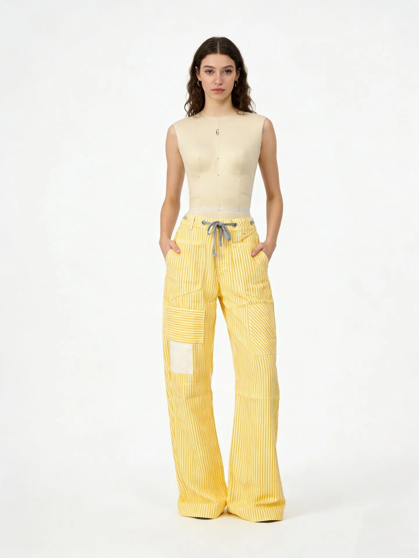 Damen weite Cargo-Hose mit praktischen Taschen und einzigartigem Design R&B - Image 6