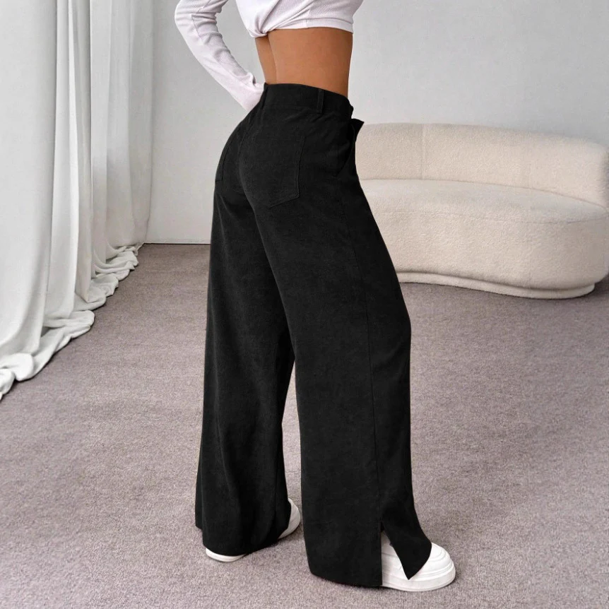 Damen Weite High-Waist Hose R&B - Image 4