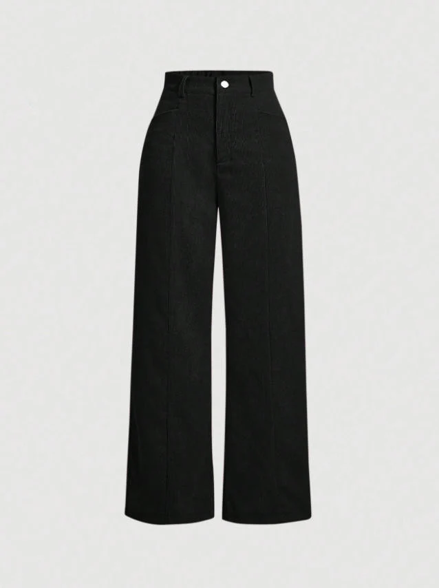Damen weite High-Waist-Hosen R&B - Image 7